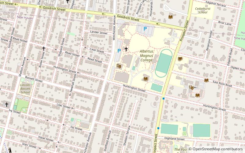 Cosgrove Marcus Messer Athletic Center location map