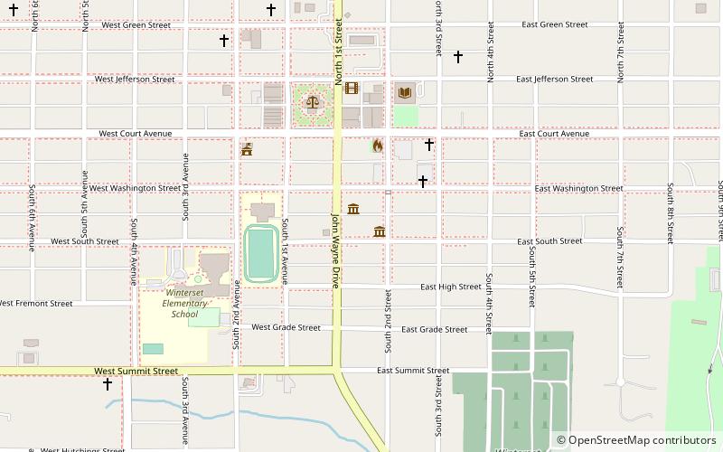 j g and elizabeth s vawter house winterset location map