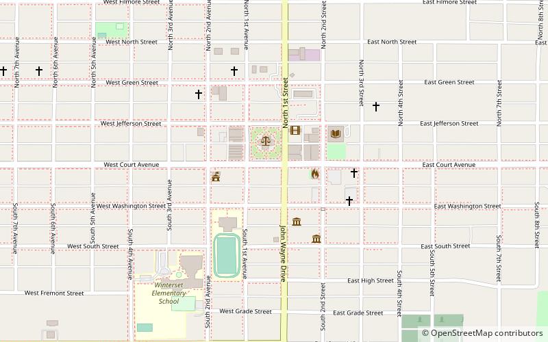 Iowa Quilt Museum location map