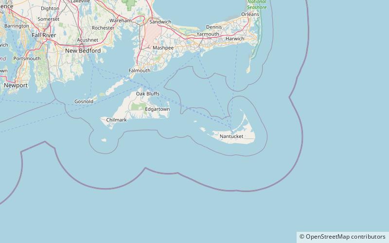 Muskeget Island location map