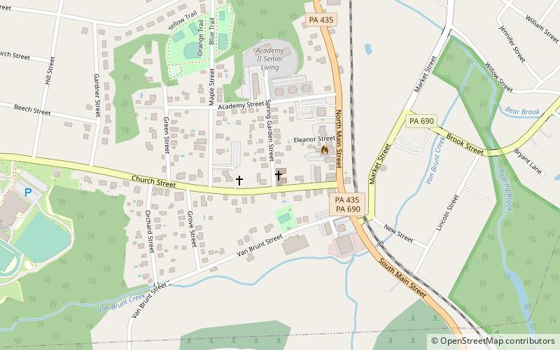 Moscow United Methodist Church location map