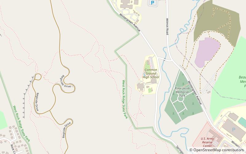 West Rock location map