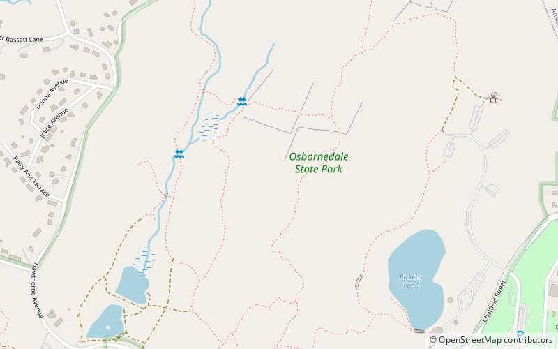 Osbornedale State Park location map