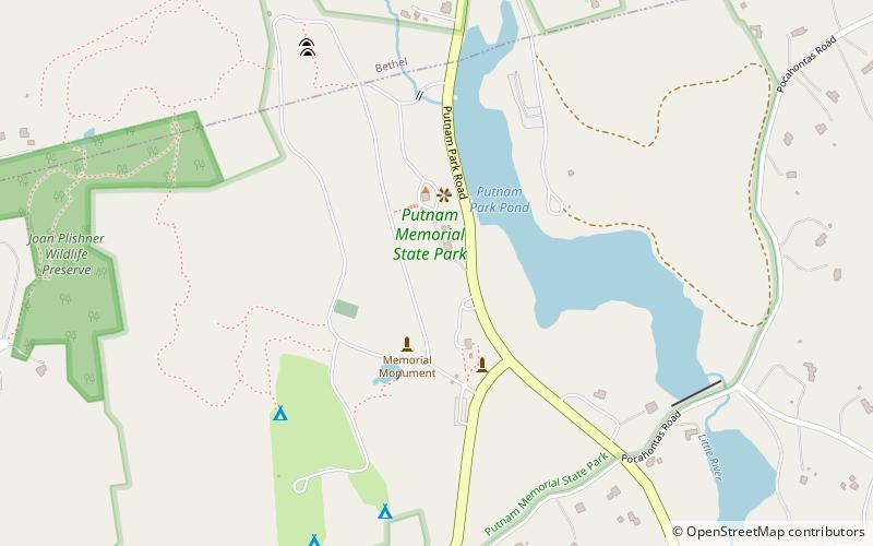 Park Stanowy Putnam Memorial location map