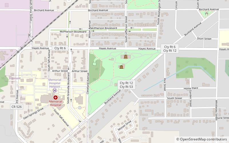 Spiegel Grove location map