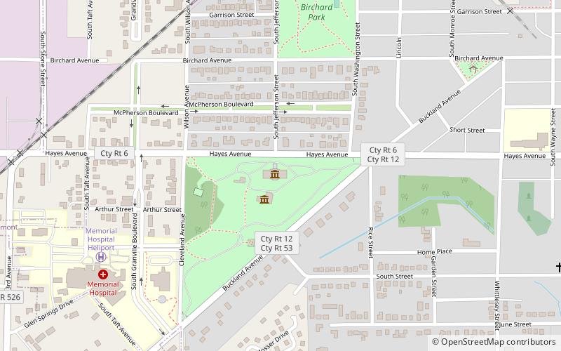 Biblioteca y Museo Presidencial de Rutherford B. Hayes location map