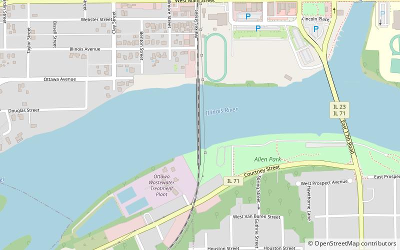 Ottawa Rail Bridge location map