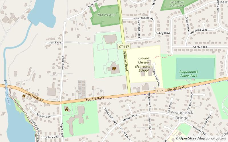 Groton Public Library location map