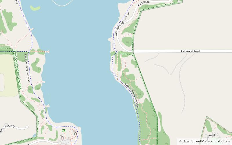 Glenn Cunningham Lake location map