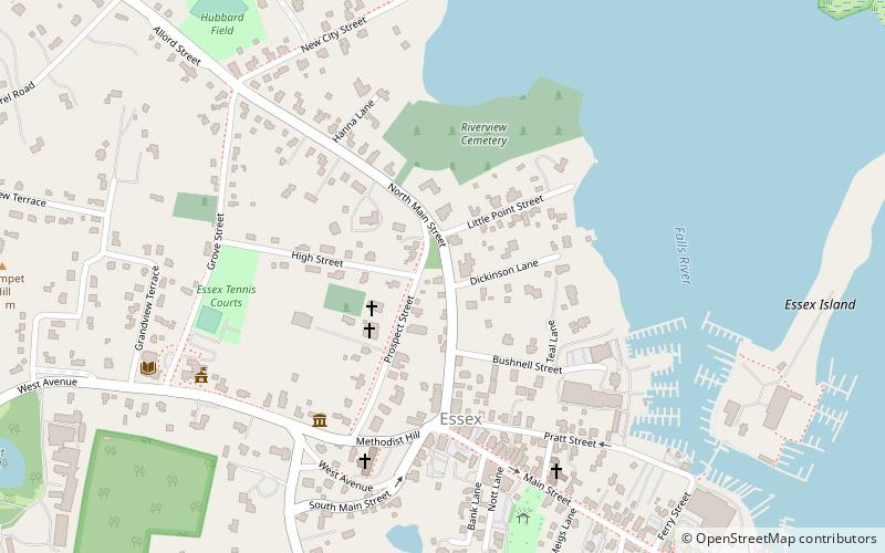 Essex Historic District location map