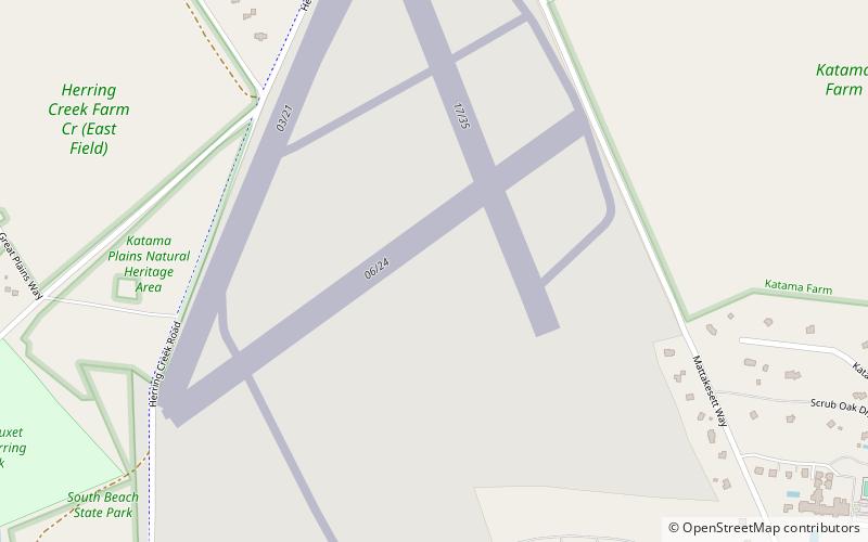 Katama Airpark location map