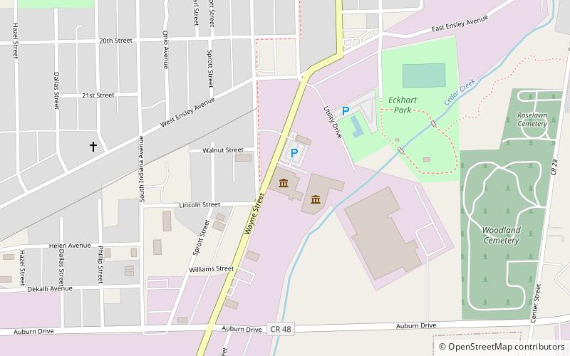 Auburn Cord Duesenberg Automobile Museum location map