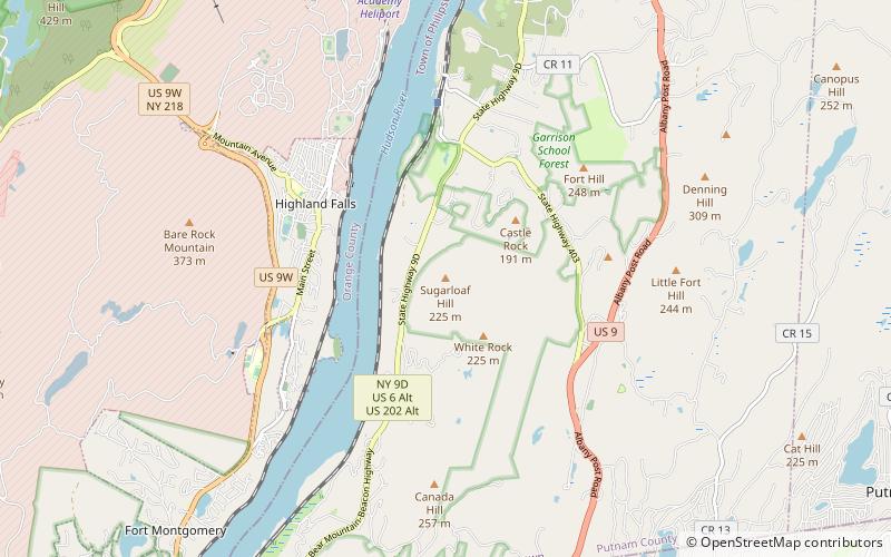 Sugarloaf Hill location map