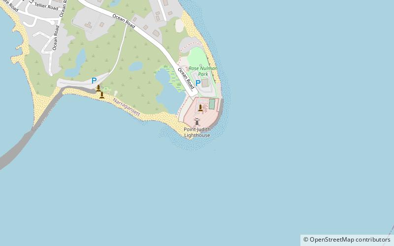 Point Judith Light location map