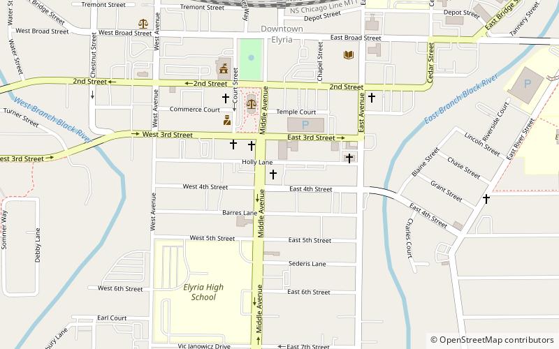 St. Mary's Roman Catholic Church location map