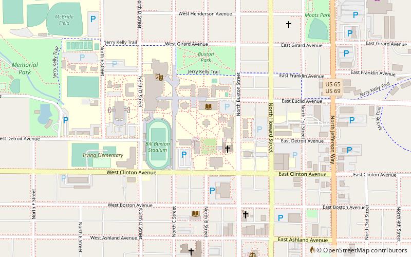 Simpson College location map