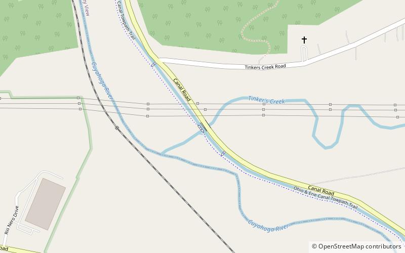Tinkers Creek Aqueduct location map