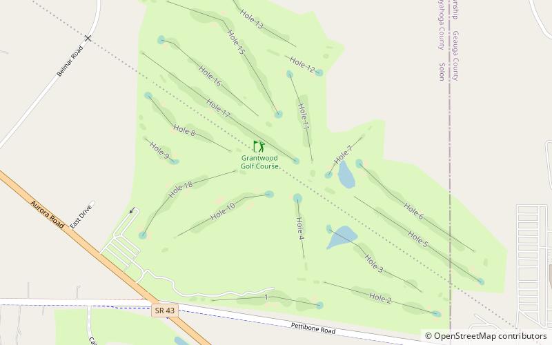 grantwood golf course solon location map