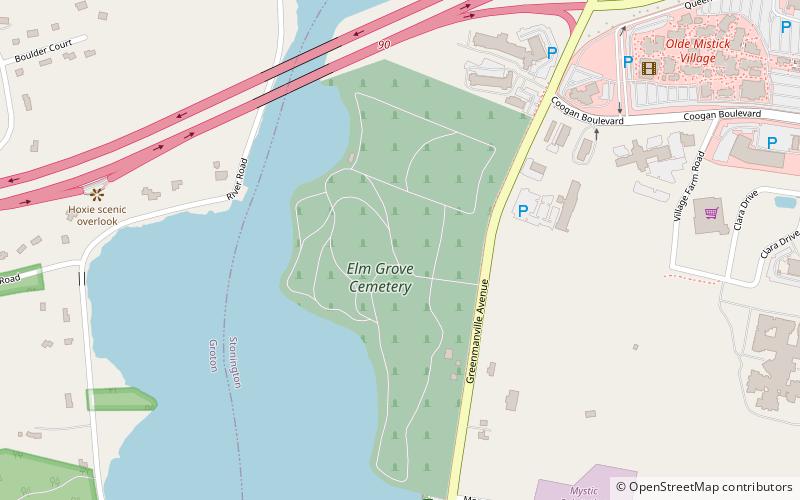 Elm Grove Cemetery location map