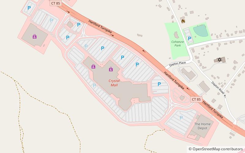 Crystal Mall location map