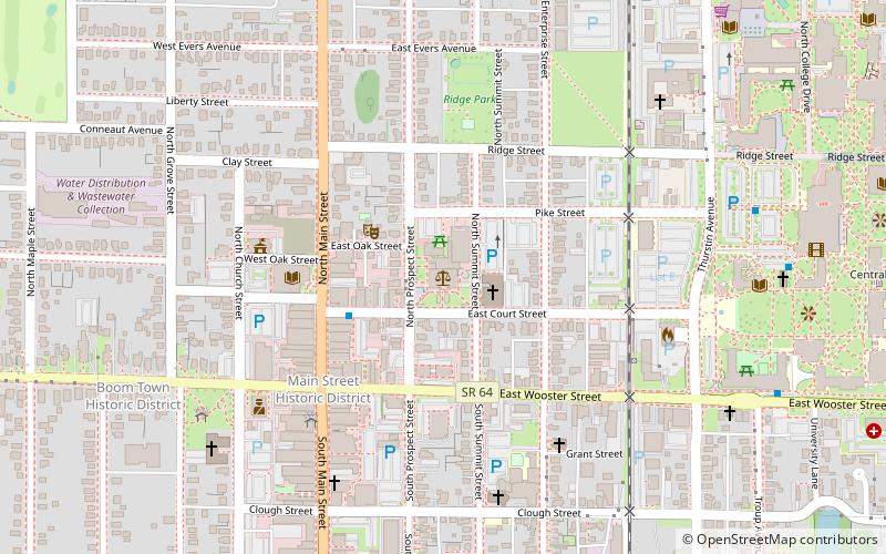 Wood County Courthouse and Jail location map