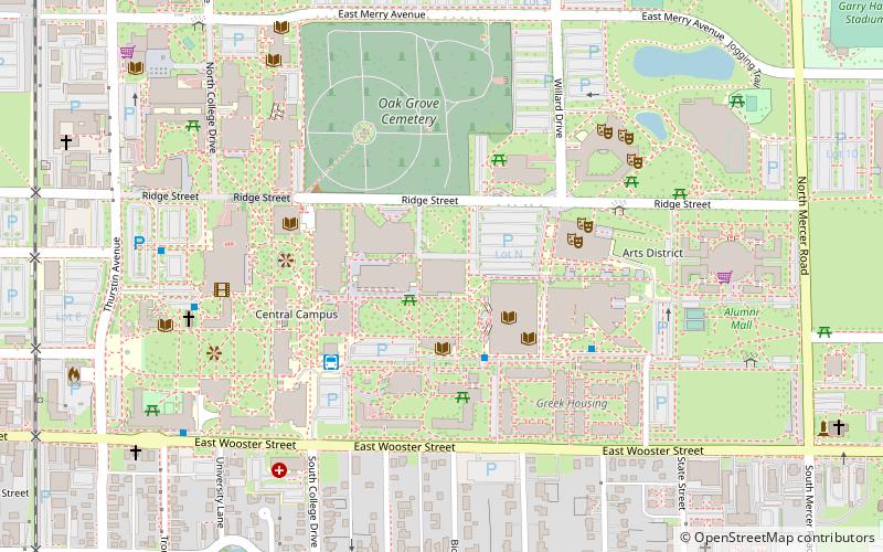 Anderson Arena location map