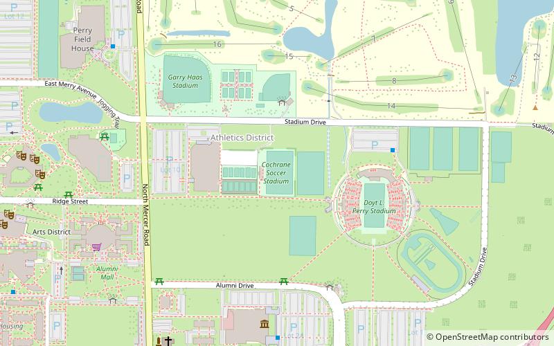 Mickey Cochrane Stadium location map