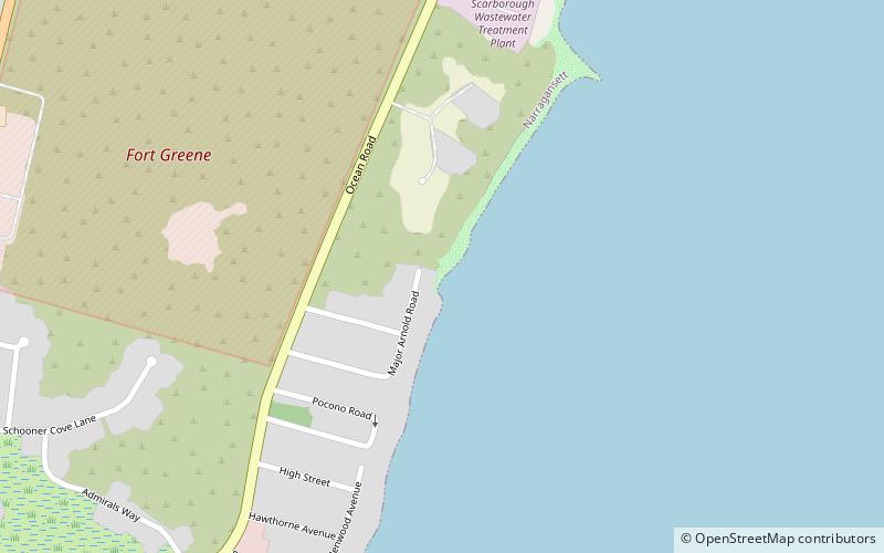 scarborough south state beach point judith location map