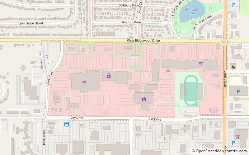 The Shoppes at Parma location map
