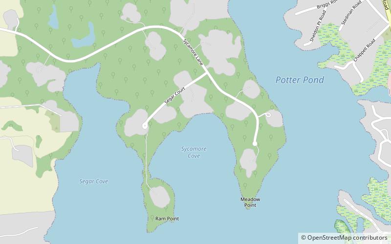 Potter Pond location map