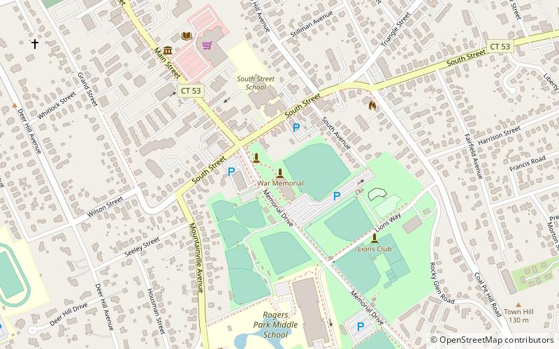 pomnik poleglych danbury location map