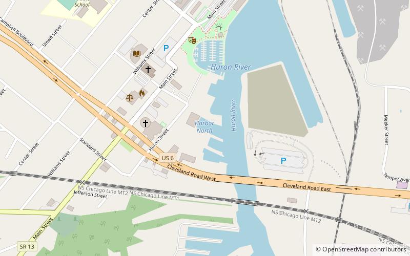 Harbor North location map