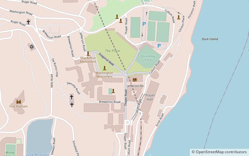 Eisenhower Monument location map