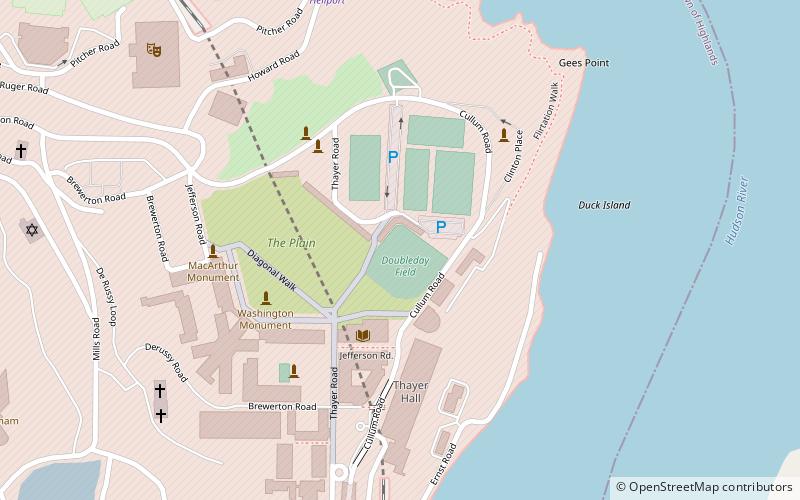 Johnson Stadium at Doubleday Field location map