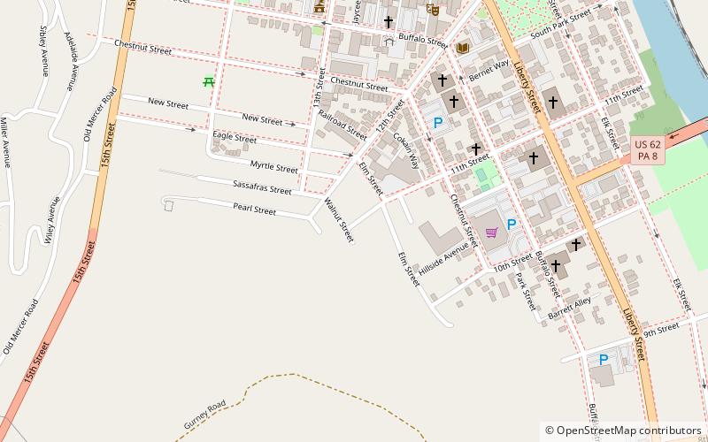 Franklin Historic District location map