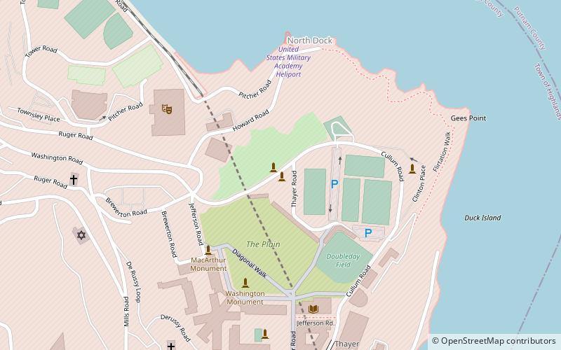 Sedgwick Monument location map