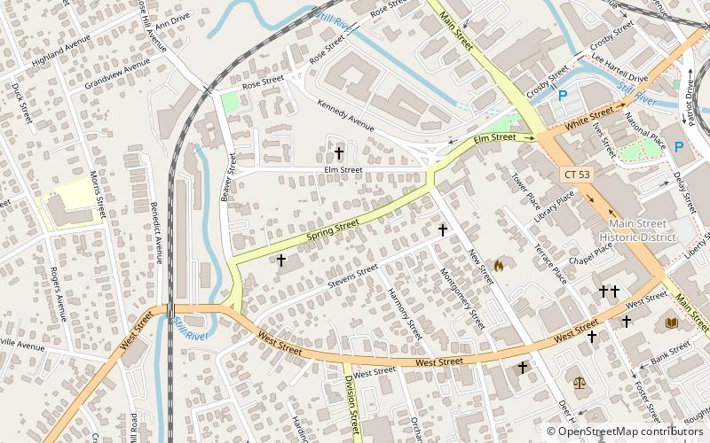 Octagon House location map