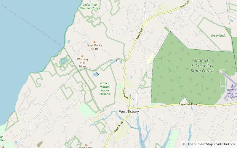 Polly Hill Arboretum location map