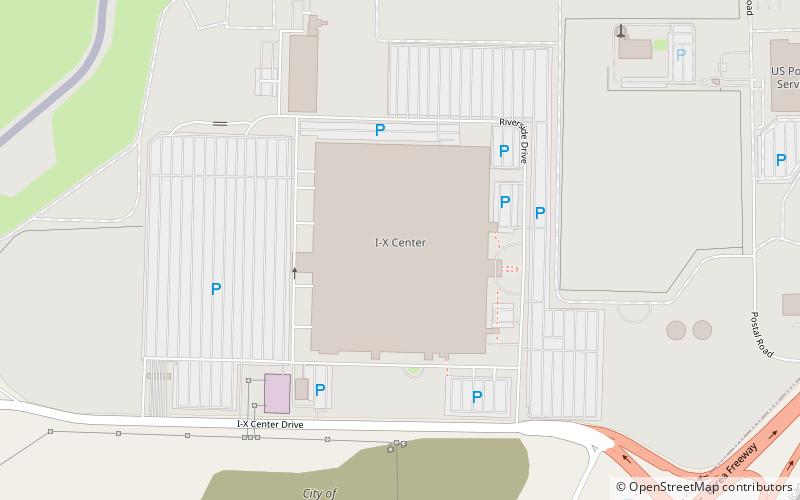 I-X Center location map