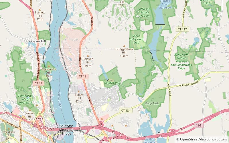 Gungywamp location map