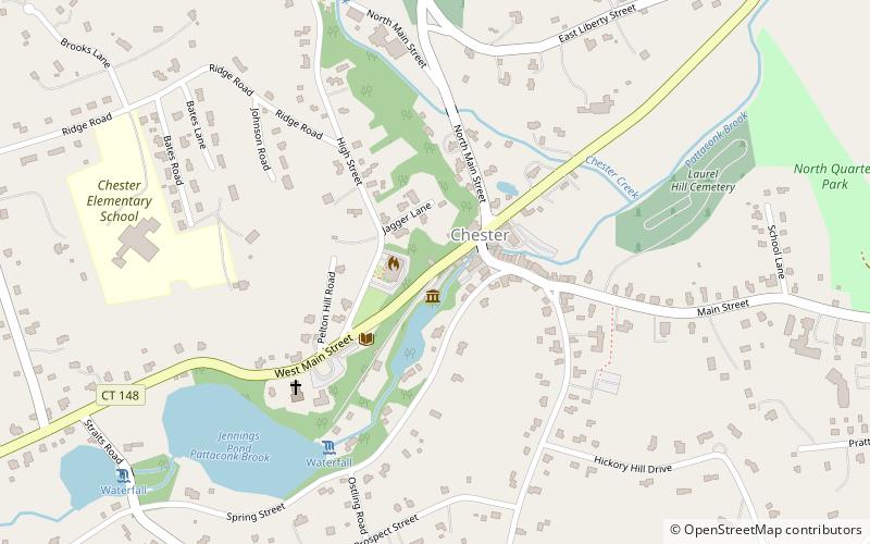 Chester CT Historical Society location map