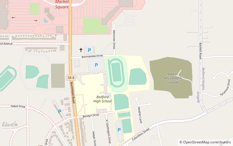 Middlefield Cheese Stadium location map