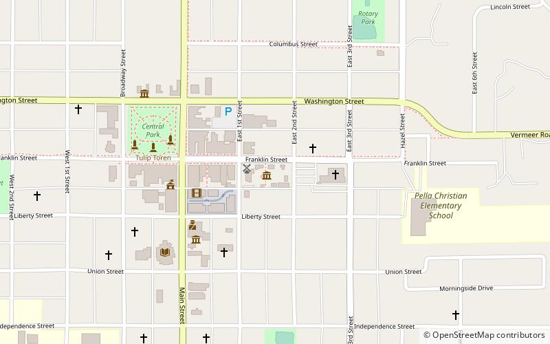 B.H. and J.H.H. Van Spanckeren Row Houses location map