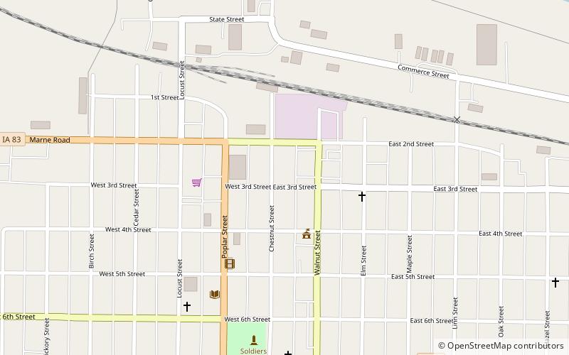 Hotel Whitney location map