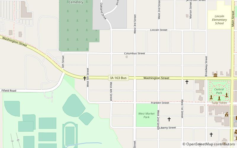 Ten Hagen Cottage-Stegman Store location map