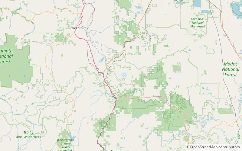 Shastina location map
