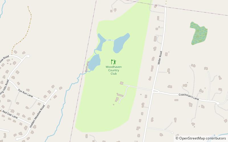 Woodhaven Country Club location map