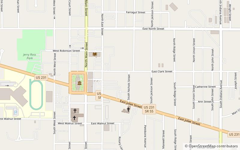 Walter Allman House location map