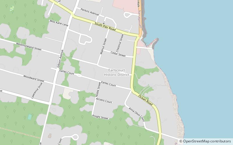 Earlscourt Historic District location map