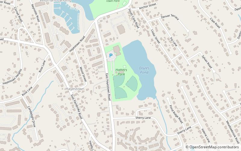 hatters park danbury location map